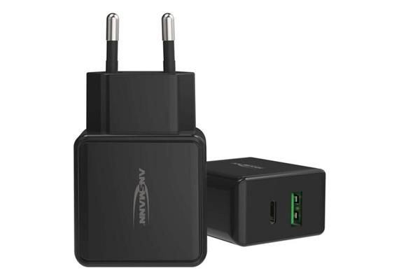 Ansmann US-Wandladegerät 18W Schwarz