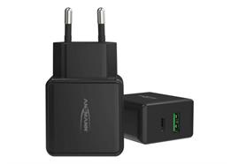 Ansmann US-Wandladegerät 18W Schwarz