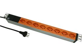 BACHMANN IT PDU 19 inch 1U 8xCH T13 orange