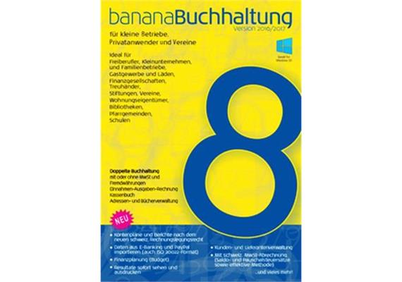 Banana Buchhaltung v8 Box D P2D08072677