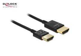 Delock Kabel 4K 60Hz HDMI - HDMI, 3m, schwarz