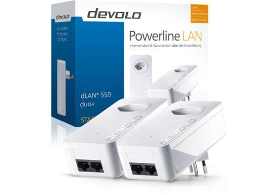 Devolo Powerline dLAN 550 duo+ Starter Kit