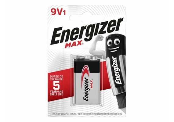 Energizer Batterie MAX 9V / 6LR61 1er