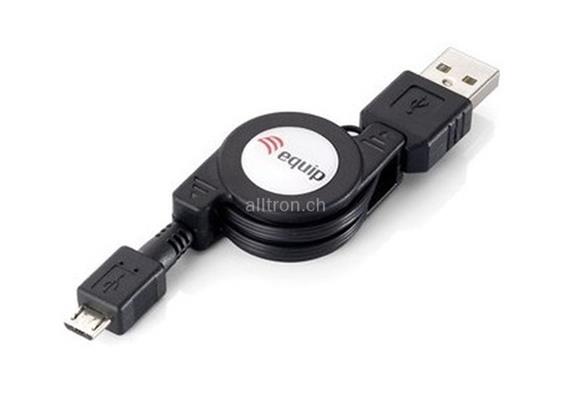 Equip USB 2.0 zu Micro USB 1m Kabel 128595