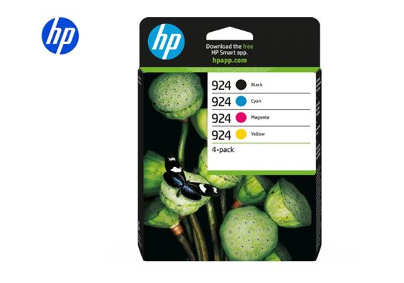 HP 924 CMYK 4-Pack Original Ink Cartridge