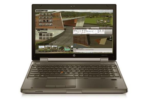 HP EliteBook 8570w i7-3740QM 15.6" 16GB 256SSD