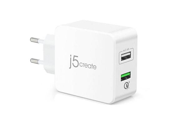 j5create USB-Wandladegerät 2-Port