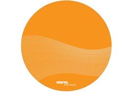 Mousematte Marvo Slim Wave Design orange