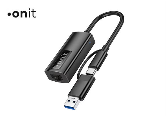 onit USB-C/A zu RJ-45 Netzwerkadapter Pro