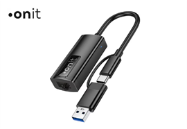 onit USB-C/A zu RJ-45 Netzwerkadapter Pro