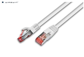 RJ45 Ka. 30m S/FTP Patch Cable weiss