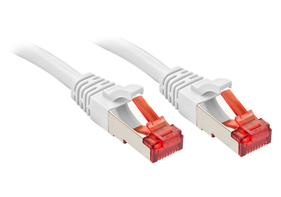 RJ45 Kabel 0.5m S/FTP weiss K6