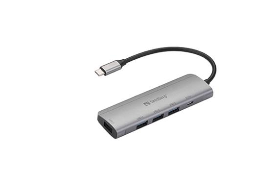 Sandberg USB-C to 4x USB 3.0 Hub SAVER