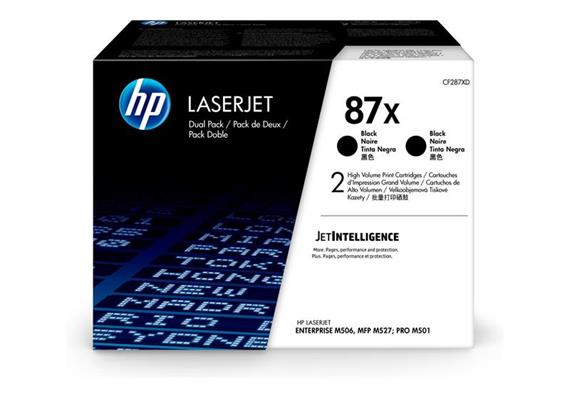 Toner HP 87X Black ca. 18'000 Seiten (Doppelpack)