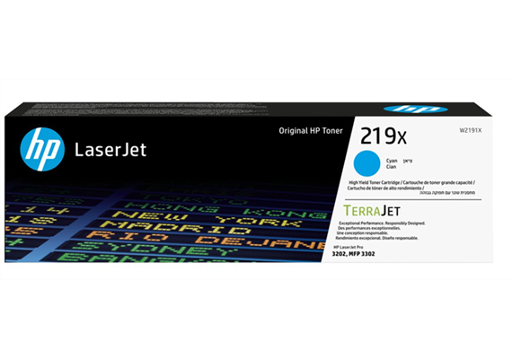 Toner HP Nr. 219X Cyan ca. 3'600 Seiten