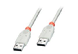 USB Kab. 0.8m Typ A->A M/F grau