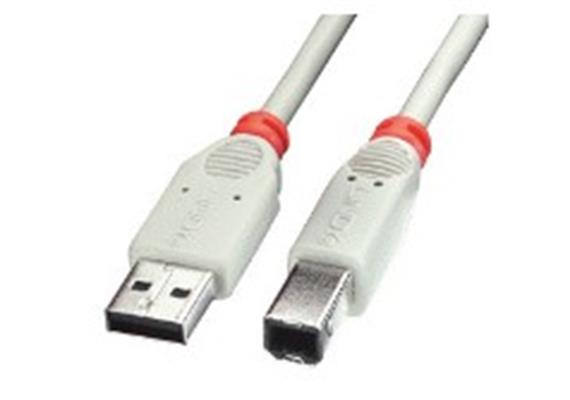 USB Kab. 1.0m Typ A->B M/M grau 31644