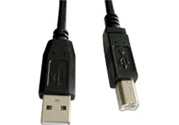 USB Kab. 2.0m Typ A->B M/M sw 31845