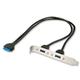 USB Kab. für System-Board Slotblechadpter