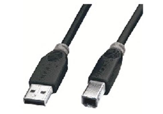 USB Kabel 5.0m Typ A->B M/M sw 31847