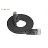 Wirewin Slim Patchkabel: UTP, 20m, schwarz